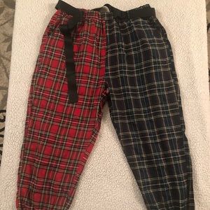 Two Color E-girl Pants Aesthetic